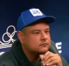 Alex seated playing mid-stakes cash game poker on the Bally Live Poker livestream.