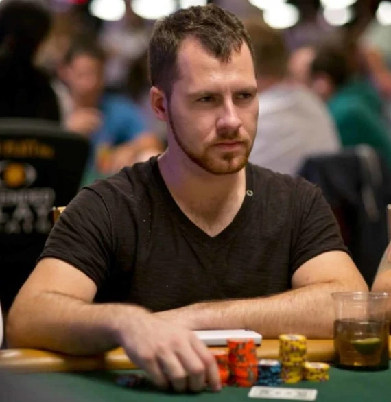 Daniel Cates aka "Jungleman" seated playing high stakes cash game poker on Hustler Casino Live.