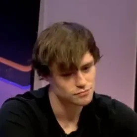 David Laid seated playing low stakes cash game poker on the Venetian Poker Live stream.