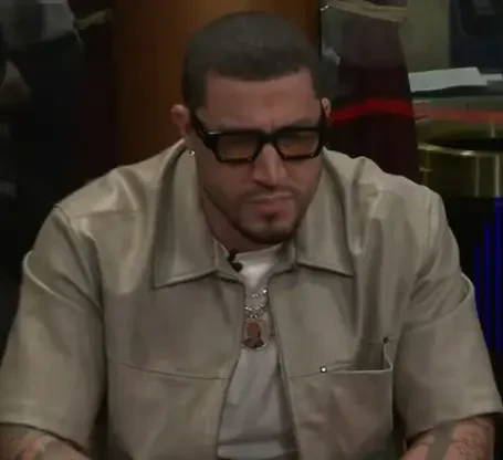 Dougie Cash seated playing high stakes cash game poker on Hustler Casino Live.