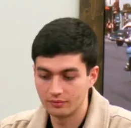 Elias seated playing mid-stakes cash game poker on the Poker At The Lodge livestream.