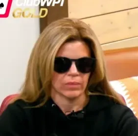 Jitsu seated playing mid-stakes cash game poker on the Poker At The Lodge livestream.