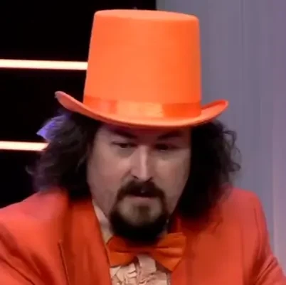 Joshua "PLO Professor" Thatcher seated playing high stakes cash game PLO4 poker on the Venetian Poker Live stream.