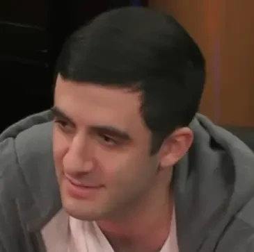 KA seated playing high stakes cash game poker on the Hustler Casino Live stream.