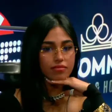 Neelz seated playing high stakes cash game poker on the Bally Live Poker livestream.