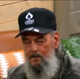 Rip seated playing low stakes cash game poker on the Poker At The Lodge livestream.