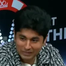 Romeo seated playing high stakes cash game poker on the Bally Live Poker livestream.
